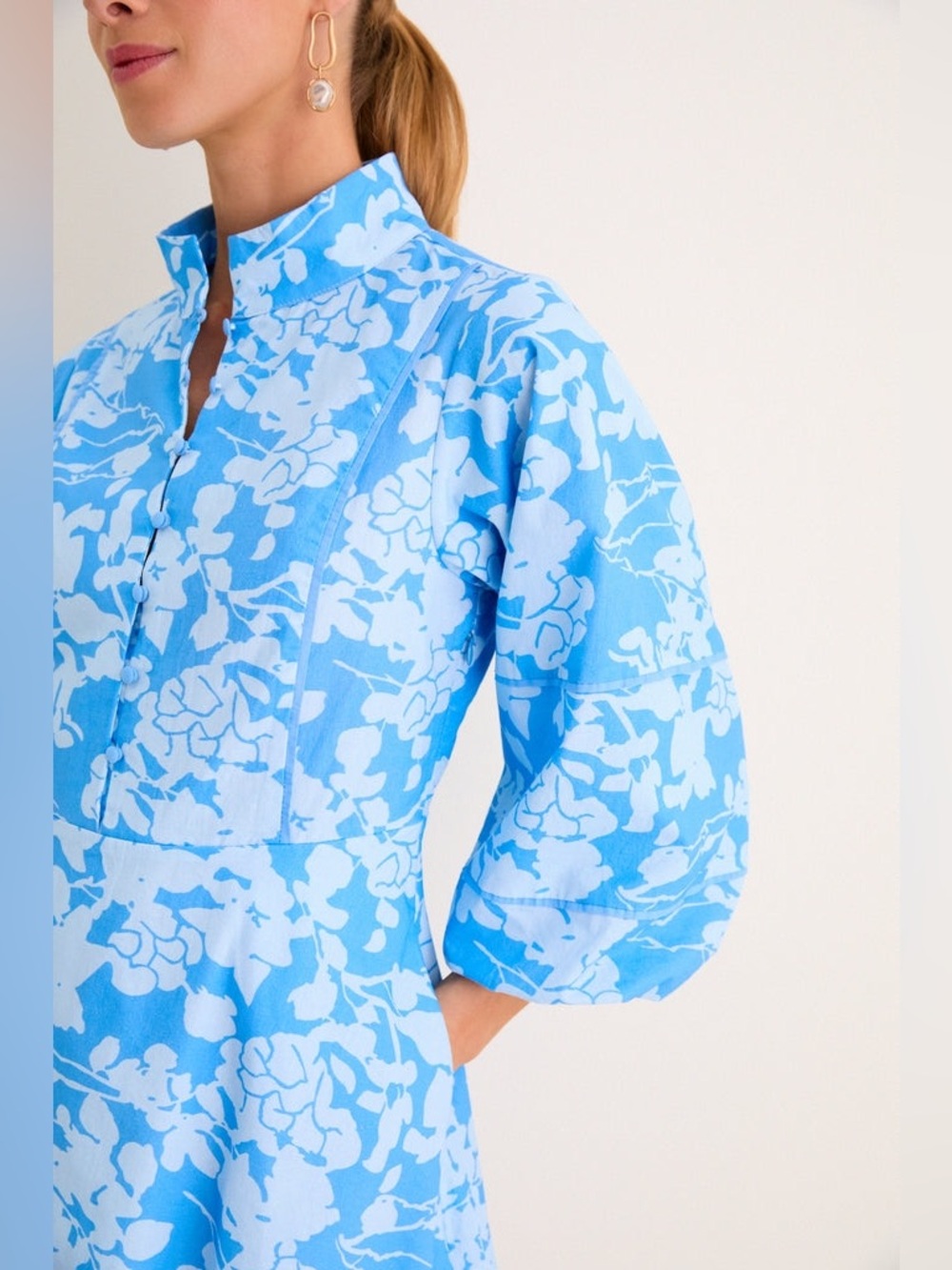 NEW Hyacinth House Morning Glory Floral Mini Hillsborough Dress - Picture 4 of 5